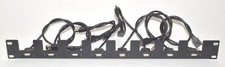 Unbranded 8 Port USB 1.1 Patch Panel, Black, Rack Mount, 18" Cables New 