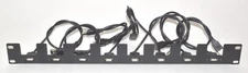 Unbranded 8 Port USB 1.1 Patch Panel, Black, Rack Mount, 18" Cables *New*