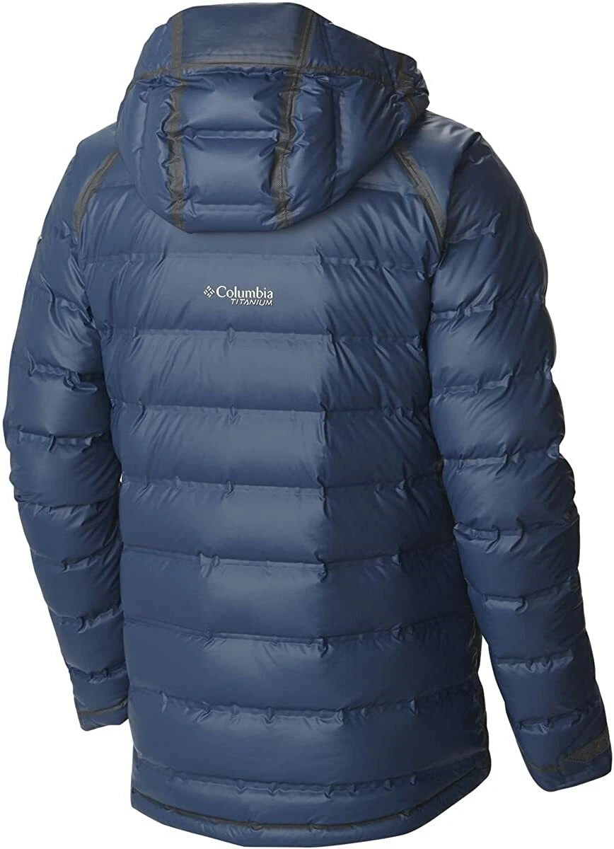 Columbia men's titanium outdry down hooded puffer best sale jacket