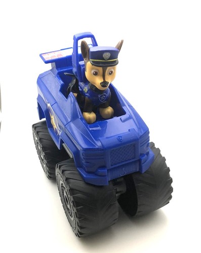 Paw Patrol Rescue Racers Chase's Fahrzeug Monstertruck Figur