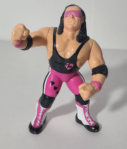 Vintage 1991 Titan Sports Hasbro WWF Bret The Hitm...