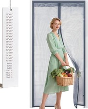 Magnetic Screen Door Mesh Heavy Duty, Hands Free Mesh Partition, Pet and Kid Fri