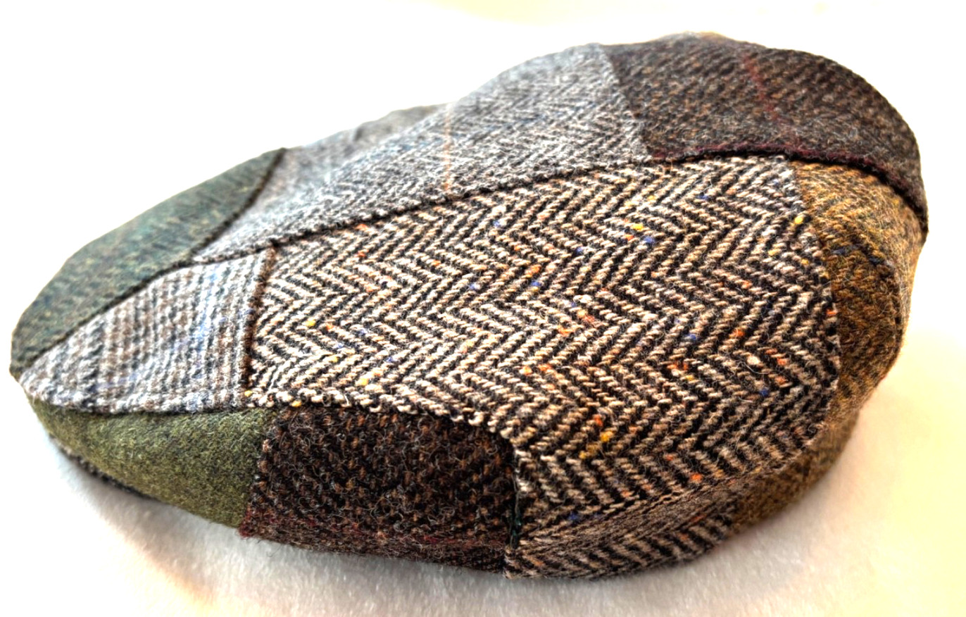 Mucros Weavers Trinity Patchwork Flat Cap Size La… - image 3