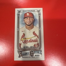 2025 Topps Allen & Ginter - WILSON CONTRERAS #199 - A&G backed Mini - Cardinals