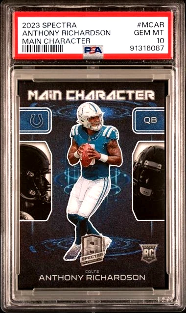 Anthony Richardson Panini Spectra Main Character #MCAR Base