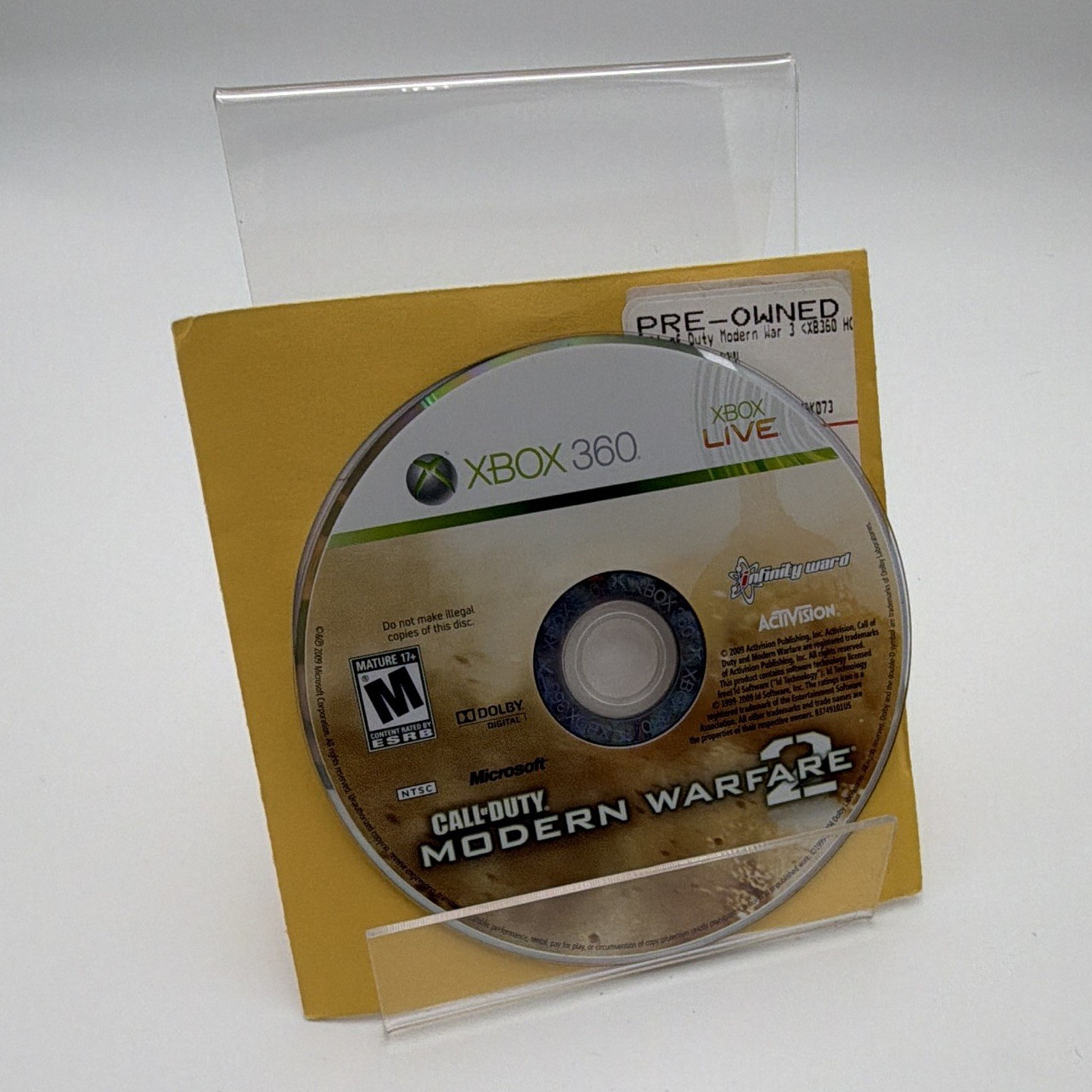 Activision Call of Duty 4: Modern Warfare (Xbox 360) Disc Only, M, Live
