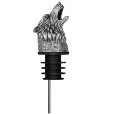 1pc Wolf Head Red Wine,Whiskey Aerator Pourer Spout Wine Bottle Stopper Tool