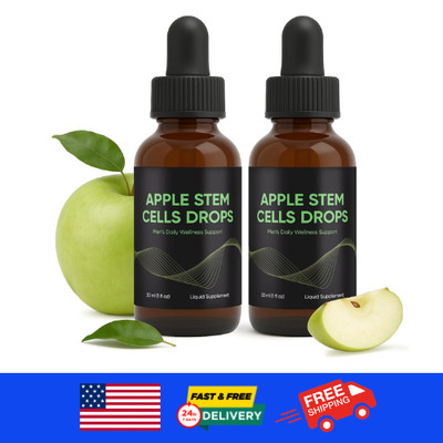 Cellics Apple Stem Cells Drops, 2PCS Stem Cell Renew Dr Sam Walters, Daily An...