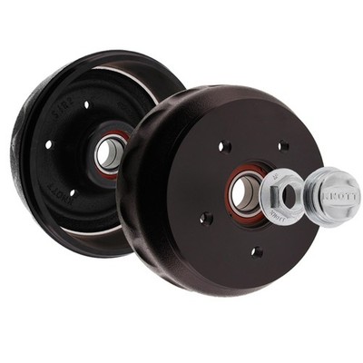 2x Bremstrommel Set 200x50mm passend für Knott Radbremse 20-2425/1 komplett