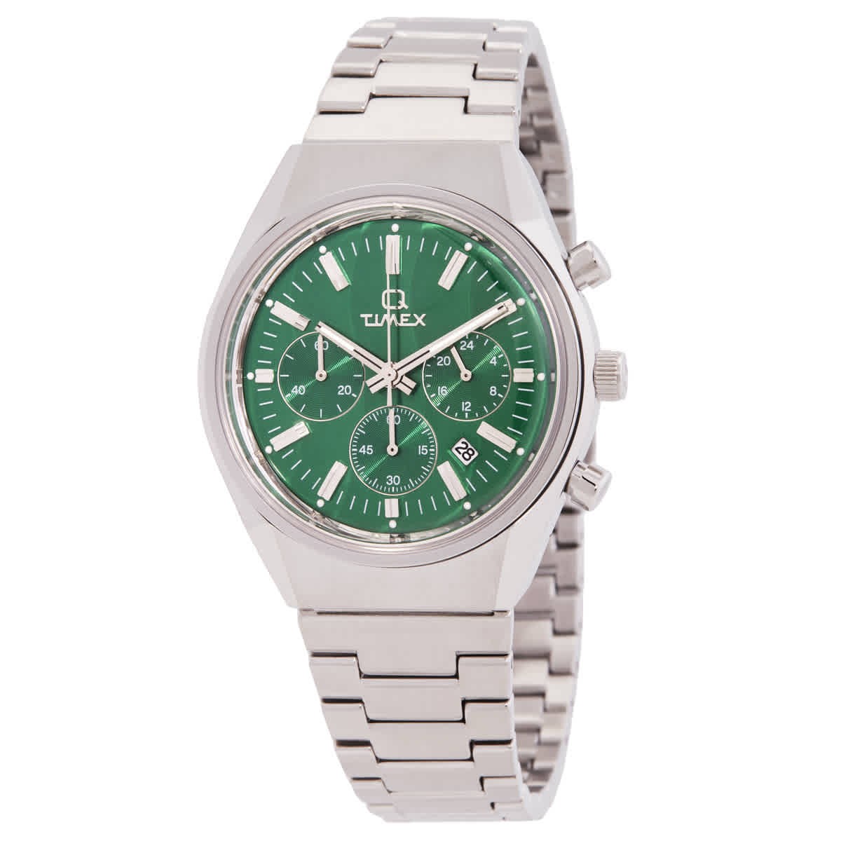 TIMEX 腕時計 グリーン Timex Q 1978 Day Date 37.5mm Green | Watches.com
