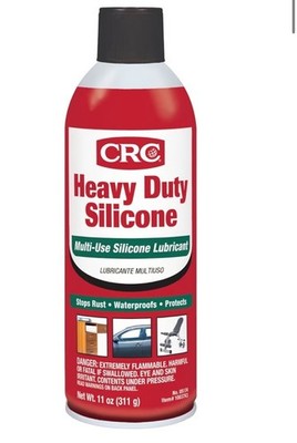 6 Pack CRC Heavy Duty Silicone Lubricant Spray Cans 05174 Clear  Liquid 11 Oz
