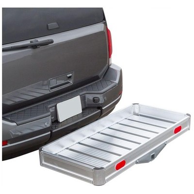 Elevate Outdoor Aluminum Tray Premium Cargo Carrier for Class III or IV 2'' Hitch
