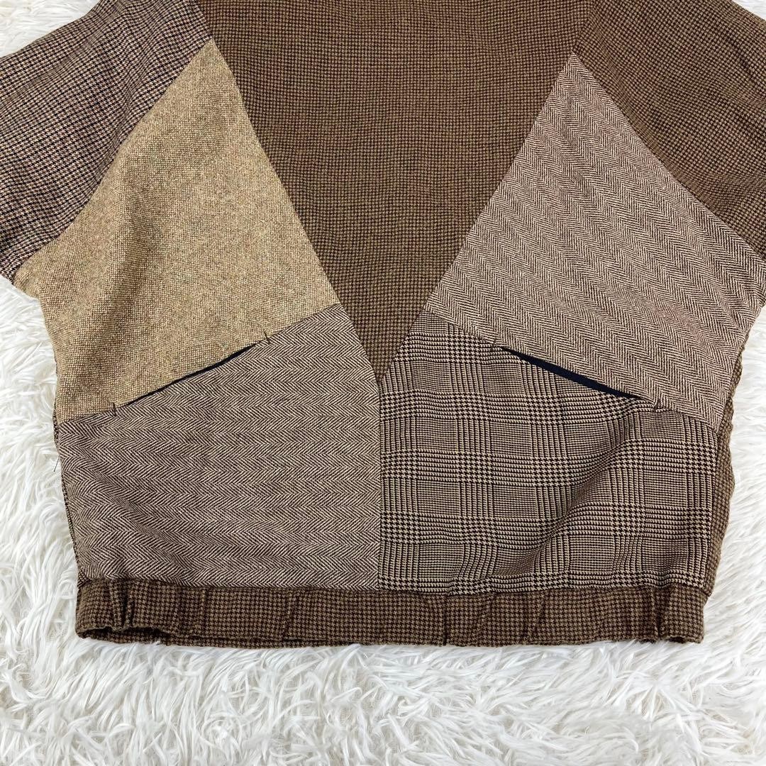 KAPITAL Patchwork Pullover Sweater Brown Size 1 L… - image 3