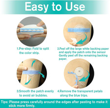 100Pack Libre 3 Sensor Covers Waterproof Adhesive Patches for Libre 3 plus ...