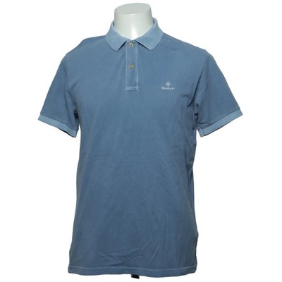 GANT, Poloshirt, Größe: M, Blau, Baumwolle, Einfarbig, Herren #KEJ