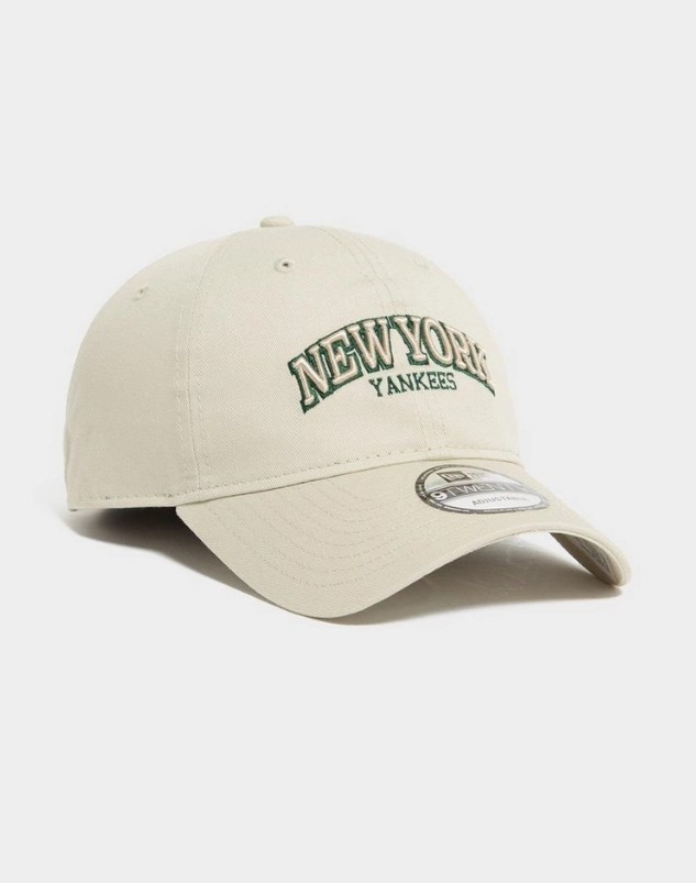 New Era MLB New York Yankees Script 9TWENTY Cap Brown Designer Fashion Hat – NY