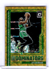2023 Optic Elite Dominators Gold 5/10 Jaylen Brown Celtics Championship
