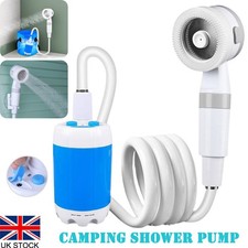 Portable Camping Shower Rechargeable Electric Shower Pump For Garden Outdoor New