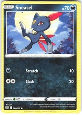 Carta Pokemon Sneasel 086/172 stelle brillanti BRS NM TCG