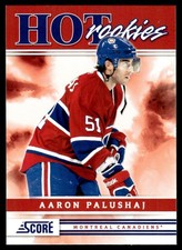 2011-12 Score Hot Rookies Aaron Palushaj Rookie Montreal Canadiens #516