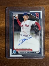 2024 Bowman Chrome Naoyuki Uwasawa Auto 1st Prospect #CPA-NU Red Sox