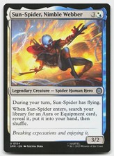 Sun-Spider, Nimble Webber 154 Marvel's Spider-Man Magic: The Gathering NM