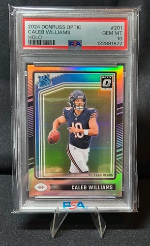 2024 Caleb Williams Optic Holo Prizm GEM MINT PSA 10 RC #201