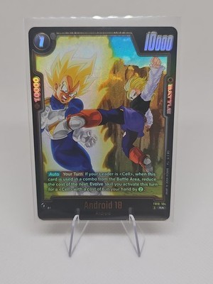 Dragon Ball Super Fusion World Cross Force FB10-104 Android 18 Rare Alt Art