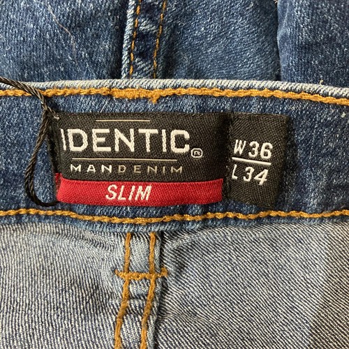 Identic, Jeans, Größe: 36/34, Blau, Baumwolle/Viskose/Polyester/Elasthan #nls - Bild 3 von 5
