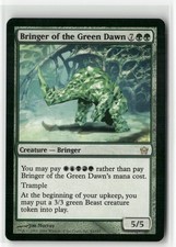 Bringer of the Green Dawn 83 Rare Fifth Dawn Magic: The Gathering Near Mint