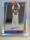 2021-22 Donruss Optic Neemias Queta Rated Rookie Signatures Holo RC On Card Auto