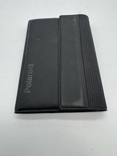 Vintage Polaroid Instant Photo Album Wallet Holder Black 5" x 3.5" Pocket Case
