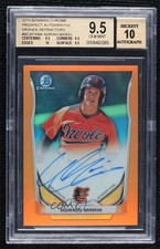 2014 Bowman Chrome Prospect Orange Refractor 8/25 Adrian Marin BGS 9.5 Auto n0c