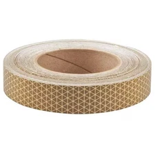 Oralite 18824 Reflective Tape, W 1 In,  L 50 Yd, Gold