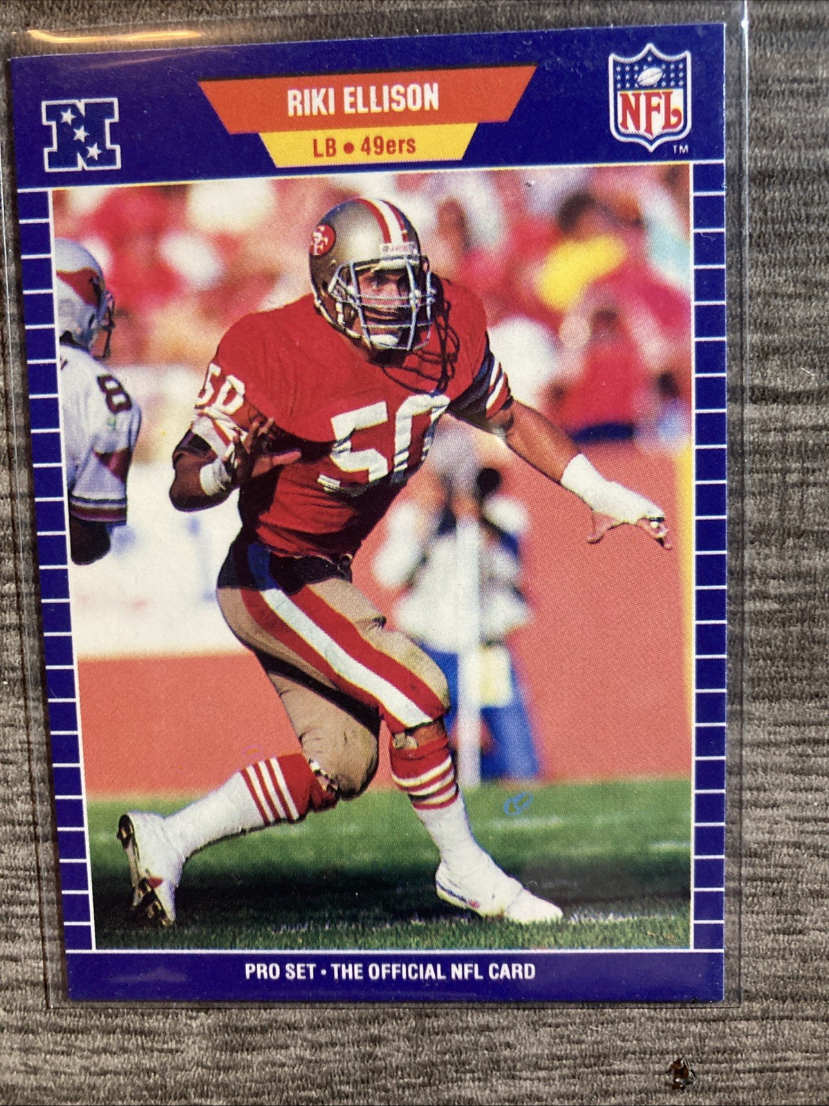 1989 Pro Set - Riki Ellison #373 San Francisco 49ers USC Trojans