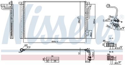 NISSENS 941262 Kondensator, Klimaanlage für HYUNDAI
