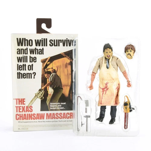 The Texas Chainsaw Massacre Leatherface 7" Action Figure Horror Moives Open Box - product listing photo