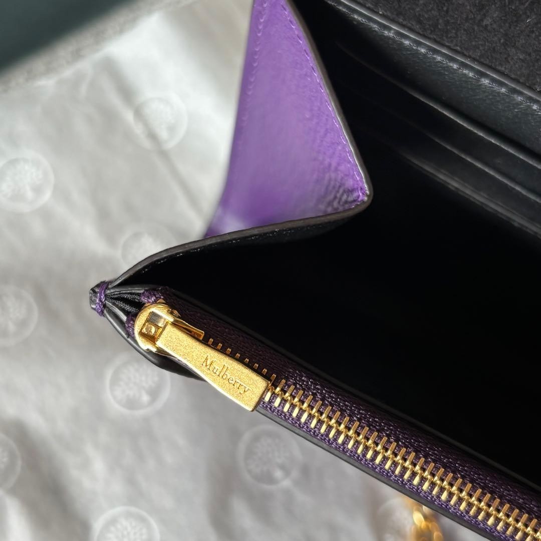 Mulberry Women Wallet Elegant Bag Clutch Stylish Limited Edition VHTF Designer C image 5