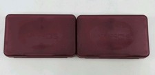 Lot of 2 OEM Nintendo DS 4-Slot Game Hard Carrying Case Cartridge Holders