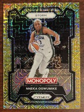 Nneka Ogwumike-2024 PrizmWNBA Monopoly Gold Millionaire Shimmer Prizm #’d 76/500