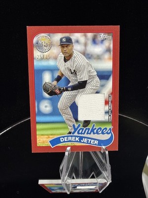Derek Jeter 2024 Topps Update - 1989Topps Baseball Relics #89RU-DJ (MEM) /25