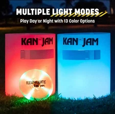 Kan Jam Illuminate Light Up Outdoor Disc Toss Backyard/Beach Frisbee Game (Read)
