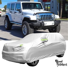 For Jeep Wrangler Car Cover Waterproof Windy UV Dust Rain Outdoor Aluminum film