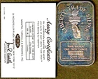 1986 Liberty, "Liberty Trade Silver" 1 Troy oz, .999 silver ingot with Cert.