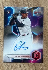 2023 Bowman's Best Best of 2023 Autographs Oscar Gonzalez #B23-OG Cleveland