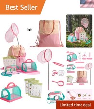 Kids Explorer Kit, Bug Catcher Kit with Bag Kit, Pink Outdoor Exploration Set...