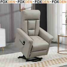 Power Lift Chair Armchair for the Elderly, PU Leather Recliner Chair w/ Footrest