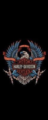 Motorradteppich Harley Davidson Innendekor Garage Werkstatt 80x200cm