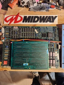 MORTAL KOMBAT 2 PCB JAMMA ARCADE MAIN BOARD ONLY REV 3.1 WORKING!!!! MIDWAY 