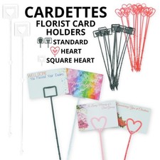 Cardettes Florist Card Holders ✅ Bouquet Gift & Greeting Display - Floristry